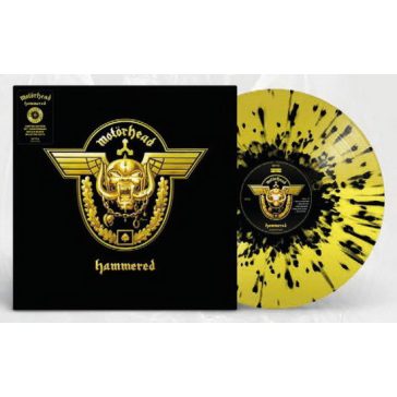 MOTORHEAD: Hammered (LP, gold/black splatter)