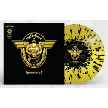 MOTORHEAD: Hammered (LP, gold/black splatter)