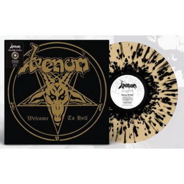 VENOM: Welcome To Hell (LP, gold/black splatter)