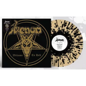 VENOM: Welcome To Hell (LP, gold/black splatter)