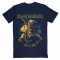 IRON MAIDEN: Piece Of Mind Gold (navy) (póló)