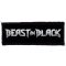 BEAST IN BLACK: Logo (12,5 cm x 4 cm) (felvarró) 