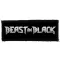 BEAST IN BLACK: Logo (12,5 cm x 4 cm) (felvarró) 