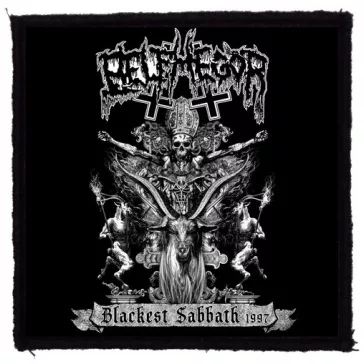 BELPHEGOR: Blackest Sabbath (9,5 cm x 9,5 cm) (felvarró) 