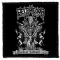 BELPHEGOR: Blackest Sabbath (9,5 cm x 9,5 cm) (felvarró) 