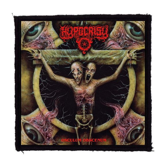 HYPOCRISY: Osculum Obscenum (9,5 cm x 9,5 cm) (felvarró) HYPOCRISY: Osculum Obscenum (9,5 cm x 9,5 cm) (felvarró)