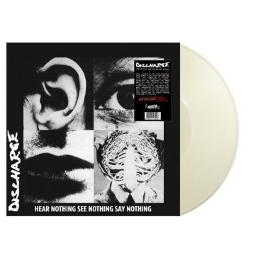   DISCHARGE: Hear Nothing, See Nothing, Say Nothing  (LP, white)