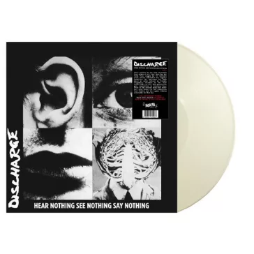   DISCHARGE: Hear Nothing, See Nothing, Say Nothing  (LP, white)