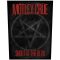 MÖTLEY CRÜE: Shout At The Devil Pentagram (hátfelvarró / backpatch)