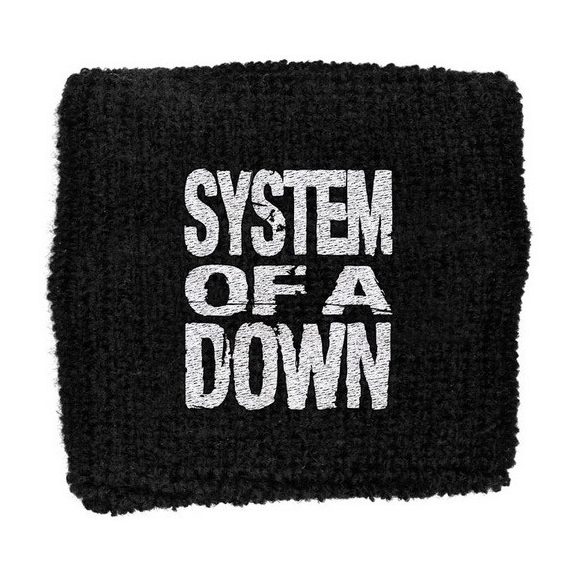 System Of A Down - Logo (frottír csuklószorító) System Of A Down - Logo (frottír csuklószorító)
