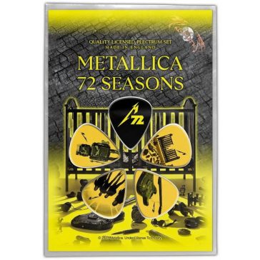 METALLICA - 72 Seasons (5 db pengető, 1 mm vastag) 