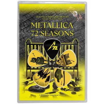 METALLICA - 72 Seasons (5 db pengető, 1 mm vastag) 