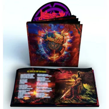   JUDAS PRIEST: Invincible Shield (CD, +3 bonus, Deluxe Edition, 24 pgs booklet)
