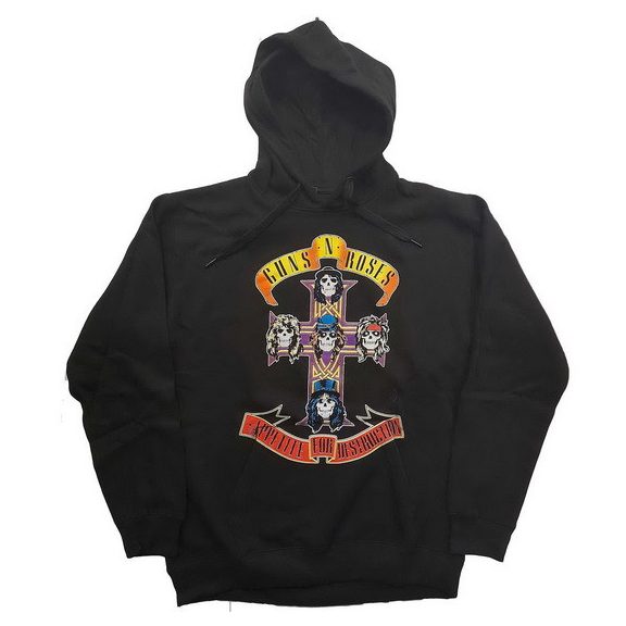 GUNS N' ROSES: Appetite For Destruction (kapucnis pulóver, bebújós) GUNS N' ROSES: Appetite For Destruction (kapucnis pulóver, bebújós)