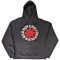 RED HOT CHILI PEPPERS: Logo Asterisk szürke kapucnis pulóver, bebújós) 