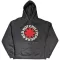 RED HOT CHILI PEPPERS: Logo Asterisk szürke kapucnis pulóver, bebújós) 