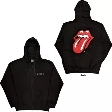ROLLING STONES: Logo Tongue (kapucnis pulóver, cipzáros) 