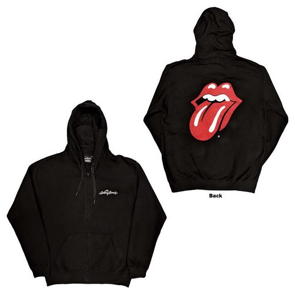 ROLLING STONES: Logo Tongue (kapucnis pulóver, cipzáros) ROLLING STONES: Logo Tongue (kapucnis pulóver, cipzáros)