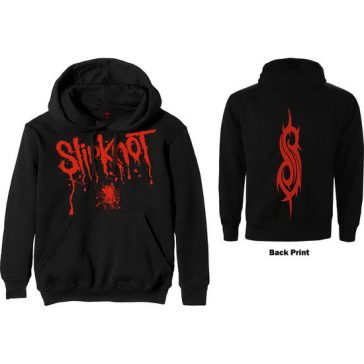 SLIPKNOT: Splatter Logo (kapucnis pulóver, bebújós) 