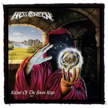   HELLOWEEN: Keeper Of The Seven Keys 1. (9,5 cm x 9,5 cm) (felvarró) 