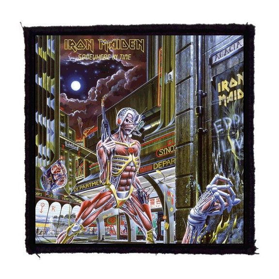 IRON MAIDEN: Somewhere In Time (9,5 cm x 9,5 cm) (felvarró) IRON MAIDEN: Somewhere In Time (9,5 cm x 9,5 cm) (felvarró)