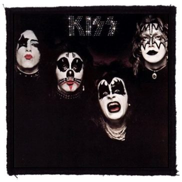 KISS: KISS 1st Album (9,5 cm x 9,5 cm) (felvarró) 