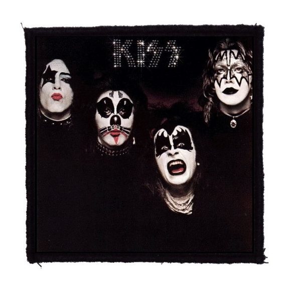 KISS: KISS 1st Album (9,5 cm x 9,5 cm) (felvarró) KISS: KISS 1st Album (9,5 cm x 9,5 cm) (felvarró)