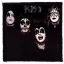 KISS: KISS 1st Album (9,5 cm x 9,5 cm) (felvarró) 