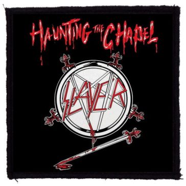 SLAYER: Haunting The Chapel (9,5 cm x 9,5 cm) (felvarró) 