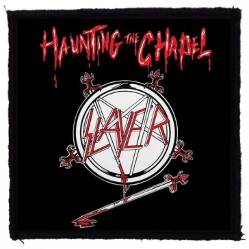SLAYER: Haunting The Chapel (9,5 cm x 9,5 cm) (felvarró) 