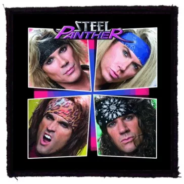STEEL PANTHER: Band (9,5 cm x 9,5 cm) (felvarró) 
