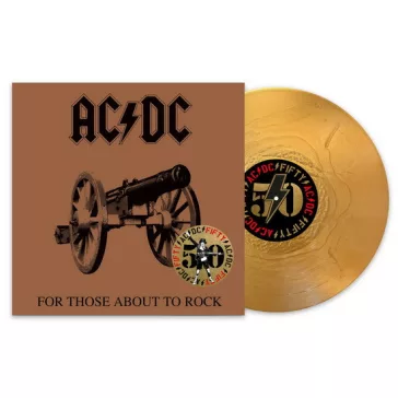   AC/DC: For Those About To Rock - AC/DC 50 (LP, gold metallic, 180 gr)
