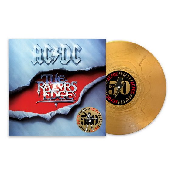 AC/DC: The Razors Edge - AC/DC 50 (LP, gold metallic, 180 gr) AC/DC: The Razors Edge - AC/DC 50 (LP, gold metallic, 180 gr)