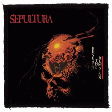   SEPULTURA: Beneath The Remains (9,5 cm x 9,5 cm) (felvarró) 