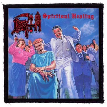 DEATH: Spiritual Healing (9,5 cm x 9,5 cm) (felvarró)