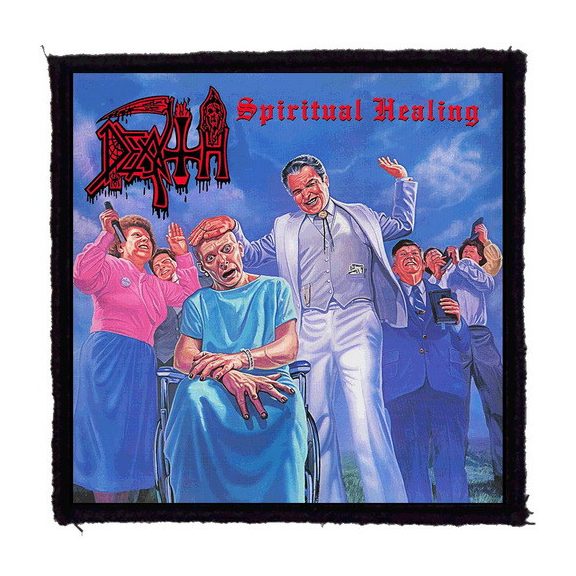 DEATH: Spiritual Healing (9,5 cm x 9,5 cm) (felvarró) DEATH: Spiritual Healing (9,5 cm x 9,5 cm) (felvarró)
