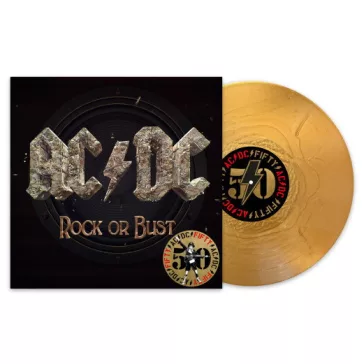AC/DC: Rock Or Bust - AC/DC 50 (LP, gold metallic)
