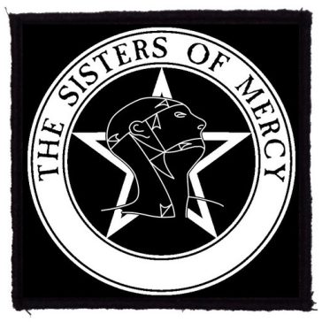 SISTERS OF MERCY: Logo (9,5 cm x 9,5 cm) (felvarró) 