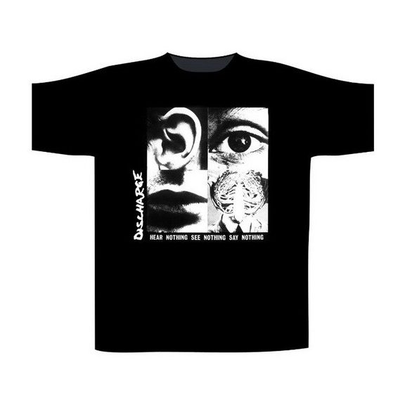 DISCHARGE: Hear Nothing See Nothing (póló) DISCHARGE: Hear Nothing See Nothing (póló)