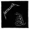 METALLICA: Black Album (9,5 cm x 9,5 cm) (felvarró) 