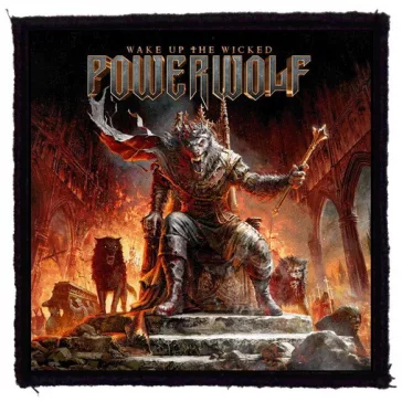 POWERWOLF: Wake Up The Wicked (9,5 cm x 9,5 cm) (felvarró) 