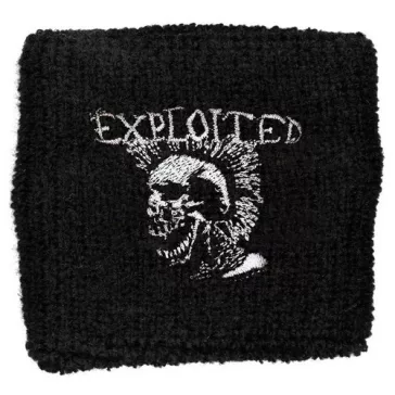 EXPLOITED: Mohikan Skull (frottír csuklószorító) 