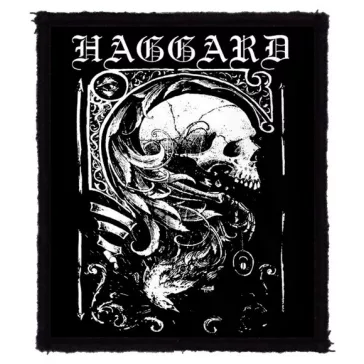 HAGGARD: Poem For The Lost (8 cm x 9,5 cm) (felvarró) 
