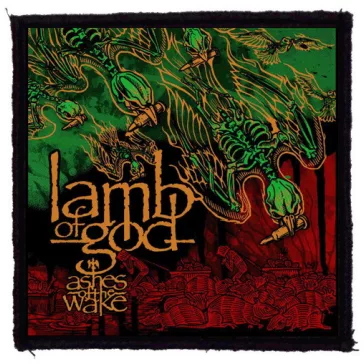 LAMB OF GOD: Ashes On A Wake (9,5 cm x 9,5 cm) (felvarró) 