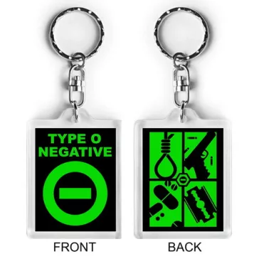 TYPE O NEGATIVE - Logo (kulcstartó)