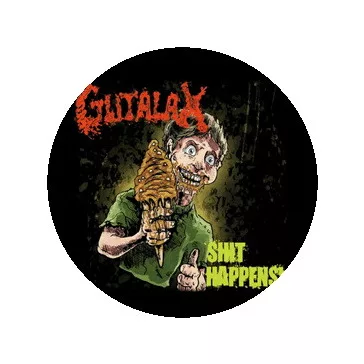 GUTALAX: Shit Happens! (jelvény, 2,5 cm) 