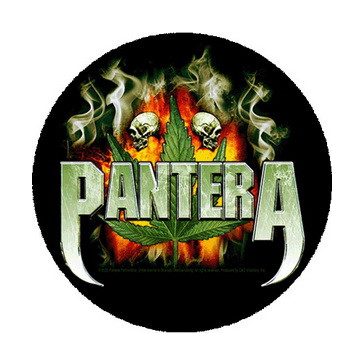 PANTERA: Leaf (nagy jelvény, 3,7 cm)