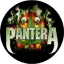 PANTERA: Leaf (nagy jelvény, 3,7 cm)
