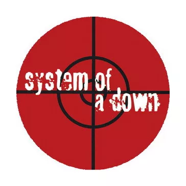 SYSTEM OF A DOWN: Target (nagy jelvény, 3,7 cm)