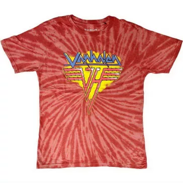 VAN HALEN: Jagged logo (red wash) (póló)